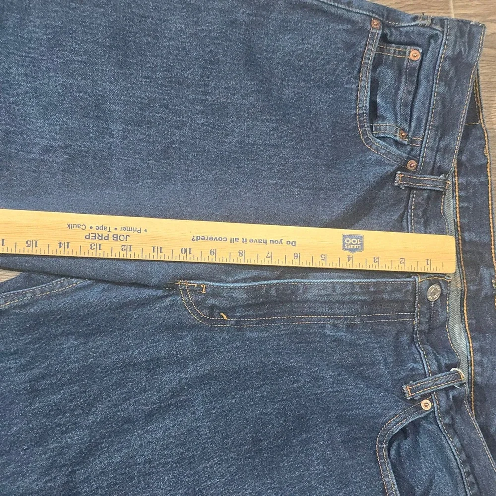 Levi's 550 Relaxed Fit Tapered Leg Jeans 40x30 Dark Wash‎ Blue Men's (Fits 27)